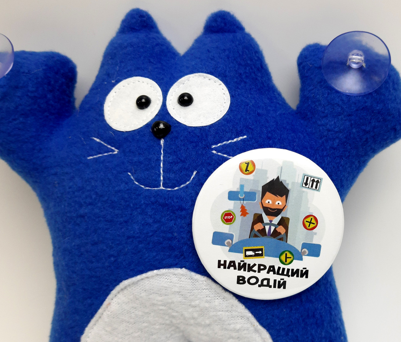 Кот Саймон Лучший Водитель на Присосках Синий - Игрушка в Машину Кот ...