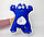 Кіт Саймон Справжній козак на присосках синій -Іграшка в авто Кіт Саймон - Подарунок на День Козацтва, фото 10