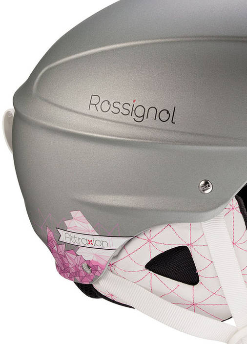 Шлем горнолыжный Rossignol TOXIC 2.0 Wmn 52 см Серый с розовым, фото 2