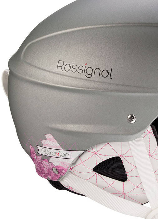 Шолом гірськолижний Rossignol TOXIC 2.0 Wmn 52 см Сірий з рожевим, фото 3