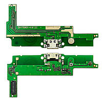 Разъём зарядки для Huawei Y3 II (4G) (2016)/ (LUA-L21) на плате с микрофоном и компонентами