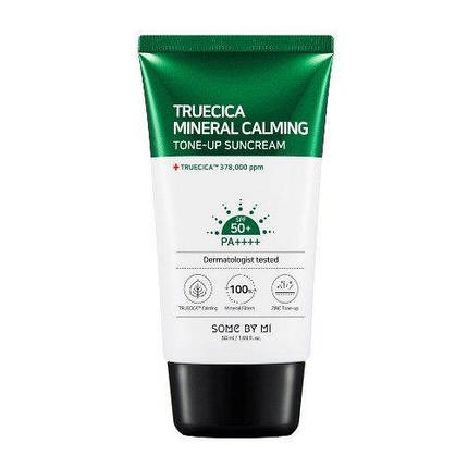 Сонцезахисний крем Some By Mi Truecica Mineral Calming Tone-Up Sunscreen spf 50 PA++++, 50мл, фото 2