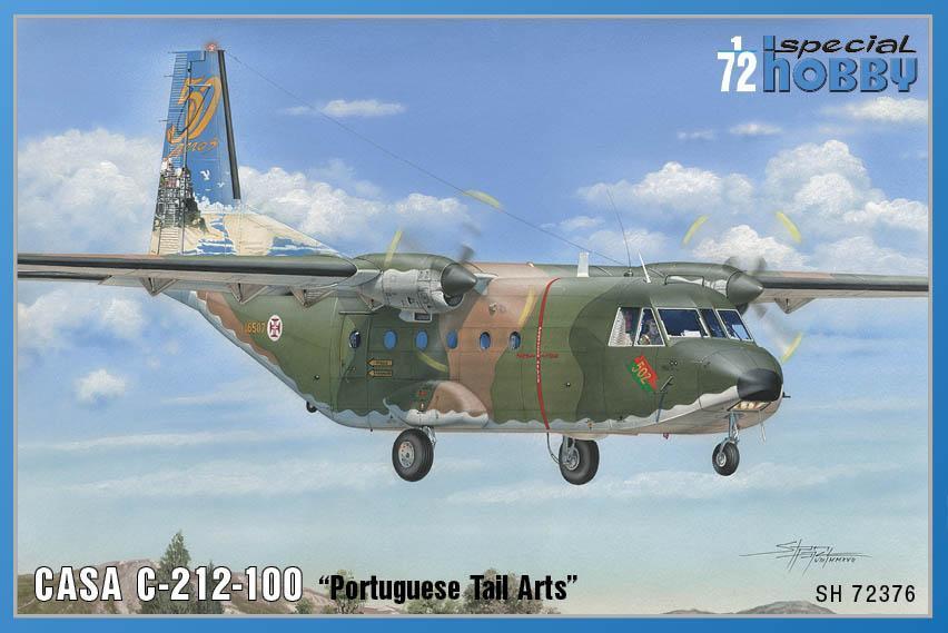 CASA C.212-100 "Tail Art". Збірна модель літака в масштабі 1/72. SPECIAL HOBBY SH72376