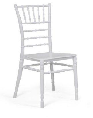 Стілець Чіаварі (Chiavari) білий пластиковий