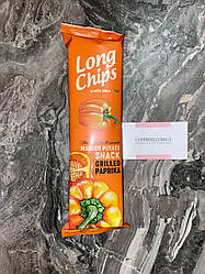 Чипсы Long Chips Grilled paprika со вкусом паприки на гриле 75 грм