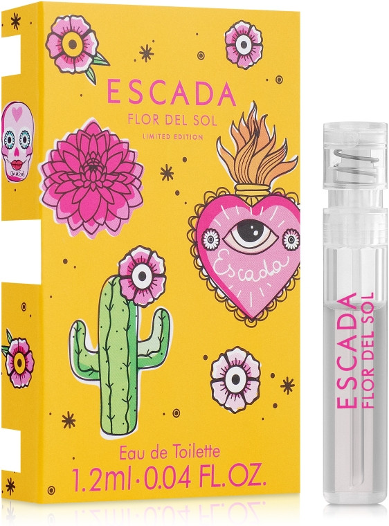 Ніжні жіночі парфуми Escada Flor Del Sol Limited Edition 1,2 ml пробник оригінал, солодкий фруктовий аромат