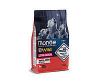 Сухой корм Monge Dog BWILD LOW GRAIN Puppy & Junior для щенков всех пород, оленина 2.5КГ