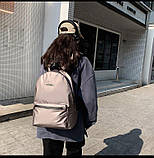 Тканинний рюкзак унісекс фіолетового кольору, фото 3