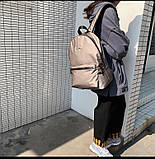 Тканинний рюкзак унісекс фіолетового кольору, фото 4