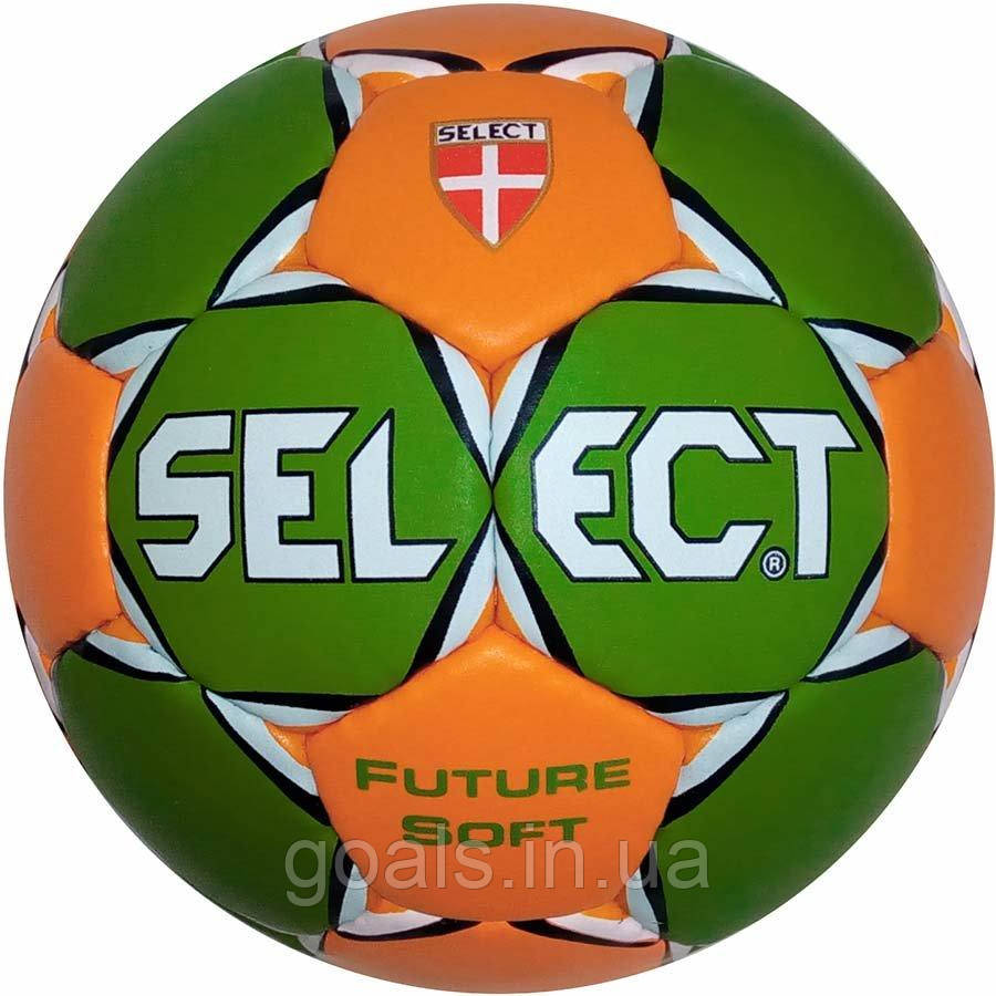 М'яч гандбольний SELECT FUTURE SOFT MINI (зел/оранж) р. 0