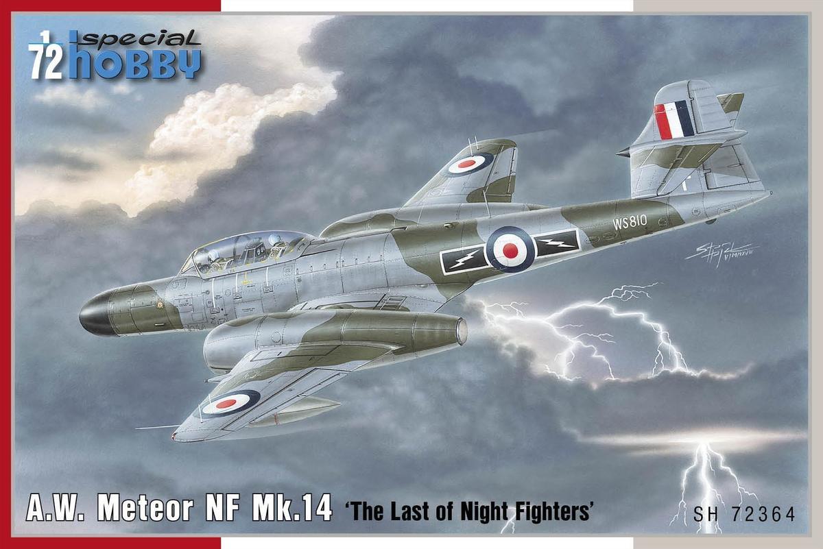 AW Meteor NF Mk.14 'The Last of Night Fighters. Збірна модель літака в масштабі 1/72. SPECIAL HOBBY SH72364