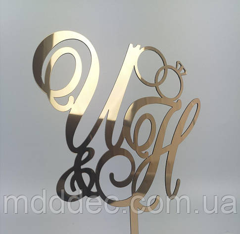 Дзеркальні Весільні топери Топери з ініціативами молодіжний!! І&Н, фото 1