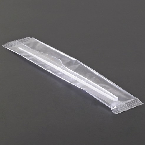 Ножі одноразові 17 см в індивідуальній упаковці 100 шт, фото 1