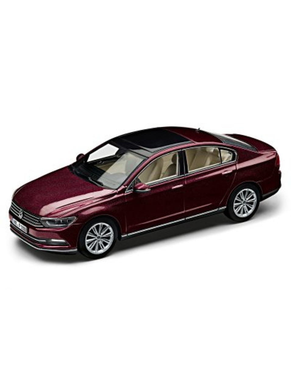 Модель автомобіля Volkswagen Passat Saloon B8, Scale 1:43, Crimson Red Metallic, артикул 3G5099300D3Y