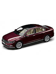 Модель автомобіля Volkswagen Passat Saloon B8, Scale 1:43, Crimson Red Metallic, артикул 3G5099300D3Y