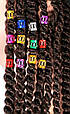 Кільця затискачі для кісок метал кліпси алюмінієві прикраси для афрокос модні аксесуари для зачісок дред, фото 2