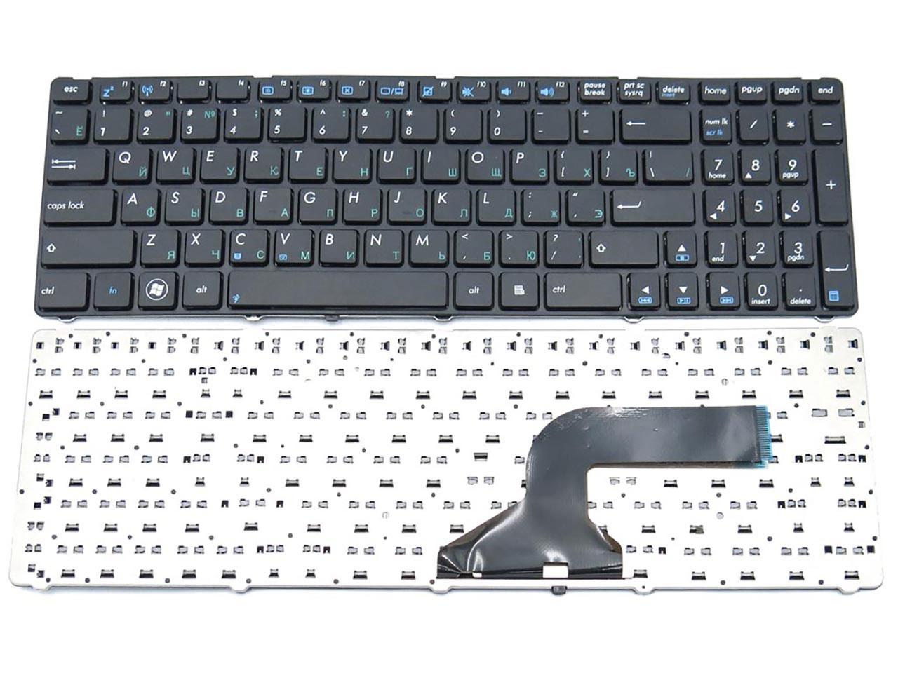 Клавіатура Asus K73 K73E, матова (04GNV32KRU00) для ноутбука для ноутбука