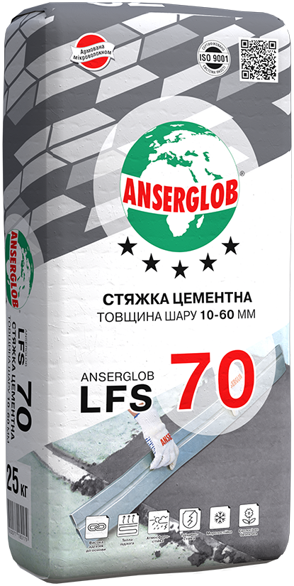 Стяжка цементна Anserglob LFS 70