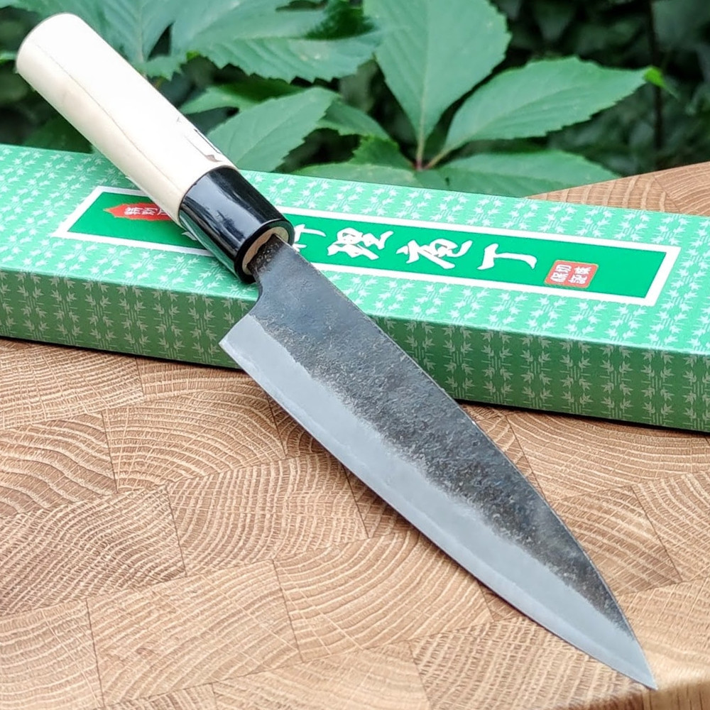 Ніж кухонний Hanakumagawa / Ханукамагава Kurouchi, 165 мм (Японія) Ніж кухонний Hanakumagawa / Ханукамагава Kurouchi, 165 мм (Японія)