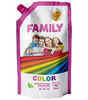 Гель для стирки FAMILY Color 1л (Doypack) 601121