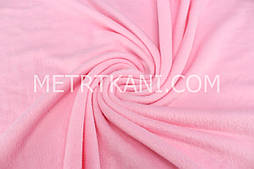 Фліс однотонний ніжно-рожевий кольору 200 г/м2 No-ф10