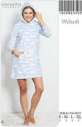 Халат жіночий рвана махра, Vienetta