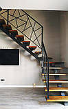 Металевий каркас сходів в сучасному стилі "Лофт, Мінімалізм", фото 5
