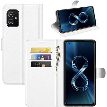 Чохол-книжка Litchie Wallet для Asus Zenfone 8 White