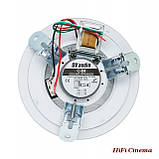 Вбудований 4-дюймовий стельовий динамік DV Audio C-84 (100V: 1,5 W, 3W, 6W), фото 3