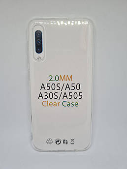 Прозорий силіконовий чохол 2 мм. для Samsung Galaxy A50s