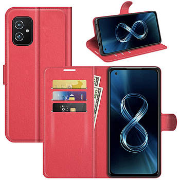 Чохол-книжка Litchie Wallet для Asus Zenfone 8 Red