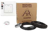 Комплект тонкий кабель Arnold Rak 6113-15 EC (9,6-12,0м2) тепла підлога під плитку і Terneo sx Wi-Fi таймер, фото 1