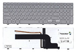 Клавіатура Dell Inspiron 7537 з підсвічуванням клавіш, матова (0KK7X9) для ноутбука для ноутбука