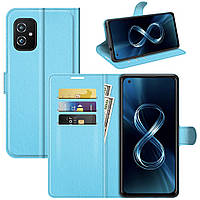 Чехол-книжка Litchie Wallet для Asus Zenfone 8 Blue