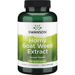 Horny Goat Weed Extract 500 мг Swanson 120 капсул