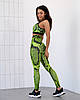 Лосини Bona Fide Bona Classic Cobra "Neon Green" XS зелені, фото 6