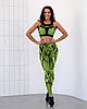 Лосини Bona Fide Bona Classic Cobra "Neon Green" XS зелені, фото 9