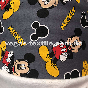 Тринитка начіс принт Мікі Маус Туреччина (ширина 1.8)