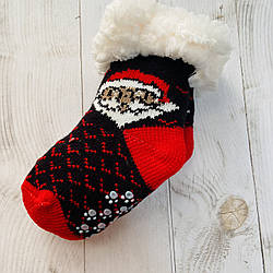 Шкарпетки дитячі от 0 до 12 місяців 14 см чорні дід мороз