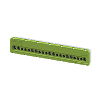 Клеммный терминал "PE"12x6мм²+9x16мм² винтовой, АВВ