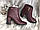 Демисезонная женская обувь из натуральной кожи Марини 2031 бор размеры 38,39,40, фото 4