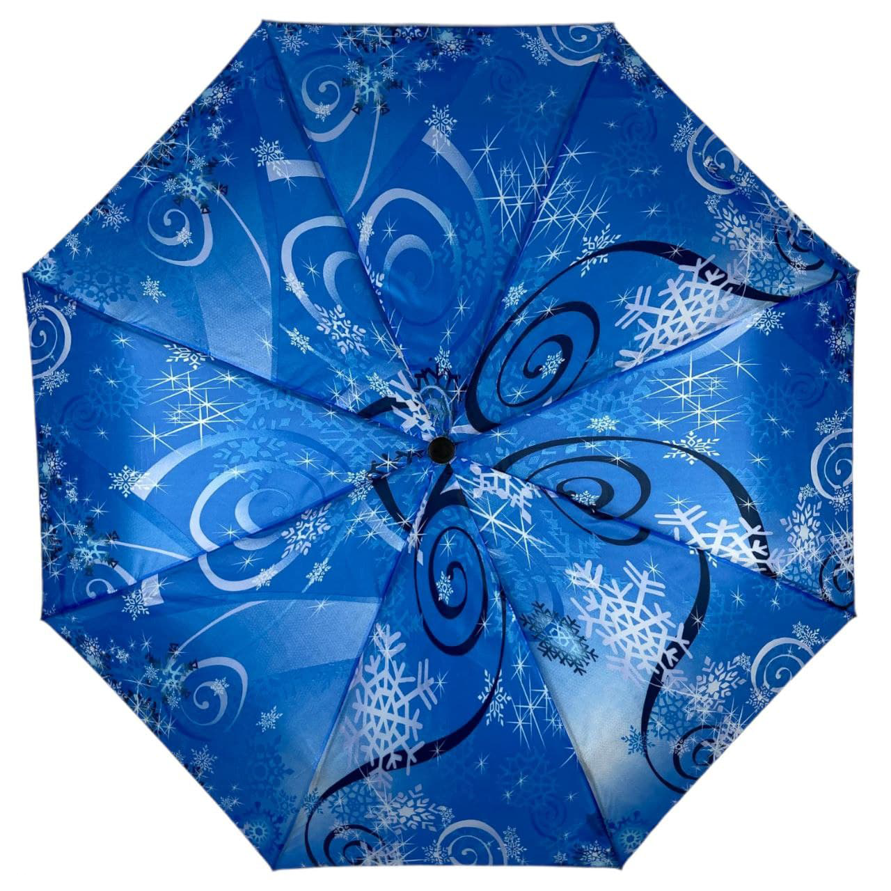 Женский полуавтоматический зонтик SL на 8 спиц с цветочным принтом 310Е-4 - фото 2 - id-p1480738927