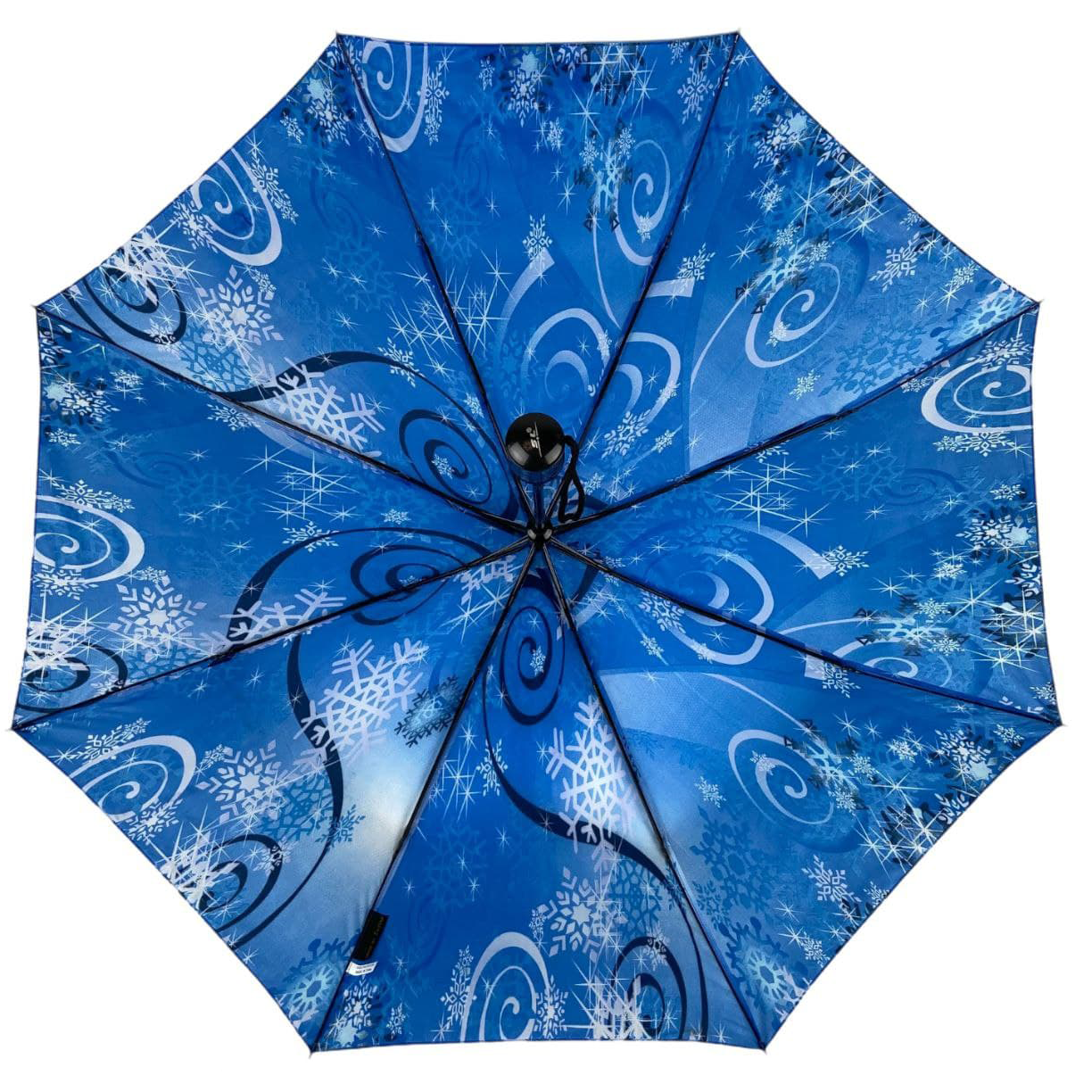 Женский полуавтоматический зонтик SL на 8 спиц с цветочным принтом 310Е-4 - фото 4 - id-p1480738927