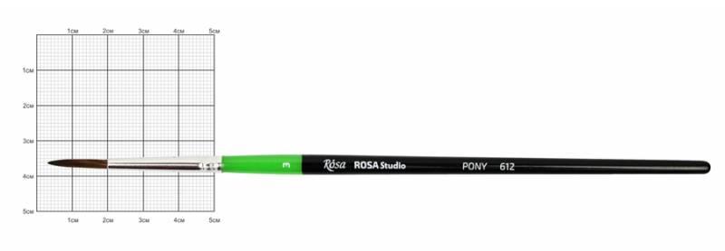 Пензель поні круглий № 3 Rosa Studio 612, 18661203, фото 1