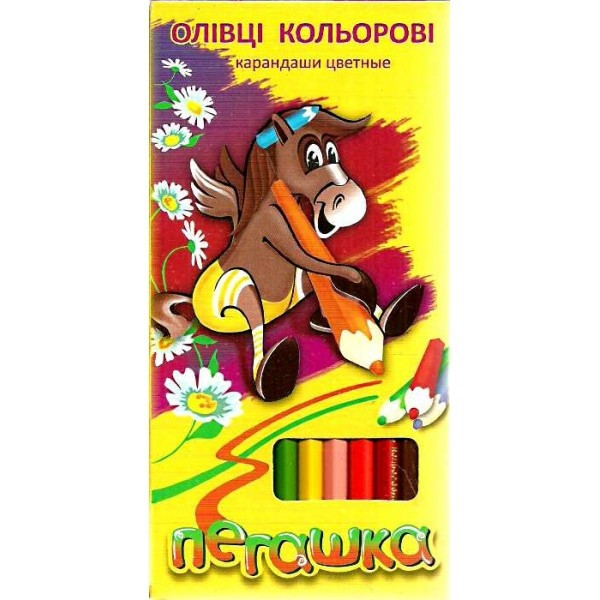 Олівці кольорові 1010-12 Marco Пегашка, фото 1