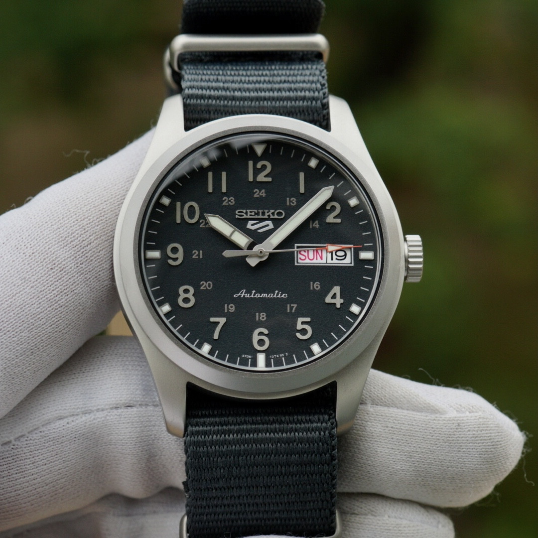 Чоловічі Годинники Seiko 5 SRPG31K1 Military Sports Automatic 4R36 100m