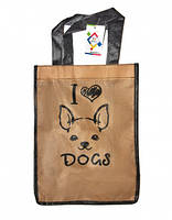 Сумка "I love dogs" спанбонд