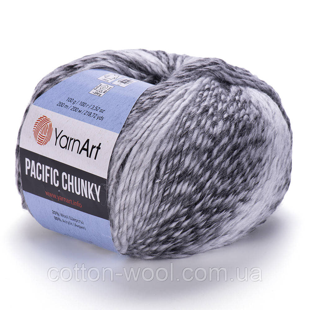 Pacific Chunky (Пасіфік Чанкі) 20% -  бавовна, 80% - акріл, 300