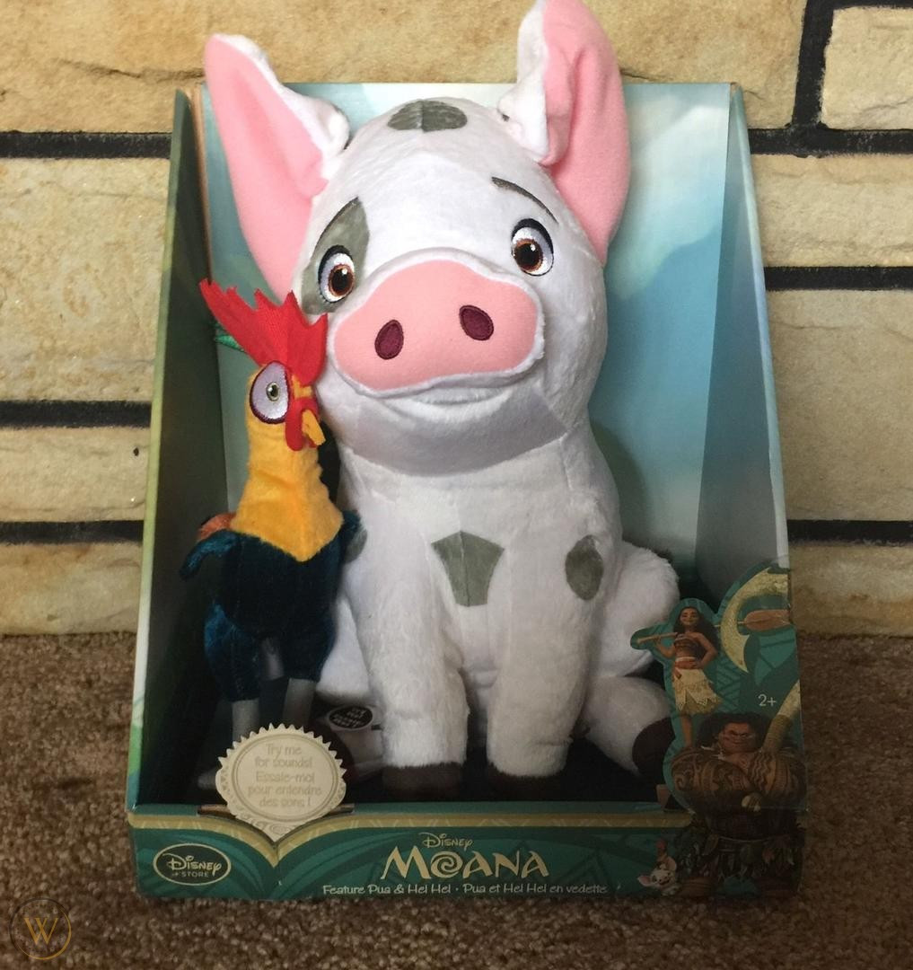 Моана Хрювальна свинка Пуа та півник Хейй Moana Feature Pua and Hei Hei