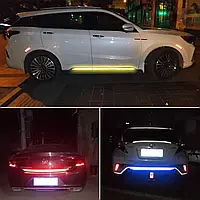 Светоотражающая наклейка для автомобиля Цвет Белый